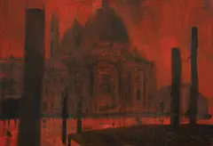Željko Senečić, Venice (Santa Maria della Salute), oil on canvas