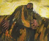 Đuro Seder, Sower, 1994., acrylic on canvas