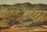 Jozo Janda, Fields, oil on canvas