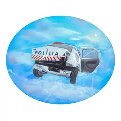 Andrei Grigorescu, All Cars Go to Heaven, 2024, ulei pe pânză