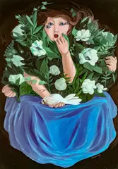 Amalia Dulhan, Innocence perdue, 2007, acrilic pe pânză