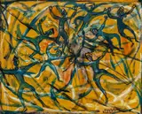 Magdalena Rădulescu, Dans, anii '60, ulei pe carton