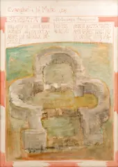 Ion Grigorescu, Săptămâna a XV-a. Sâmbătă, 1994, acuarelă pe hârtie
