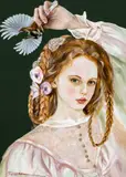 Adina Tigoan, Wings, 2021, ulei pe pânză