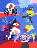 Teodora Gavrilă, Garden of Pleasures, 2022, acrilic pe pânză