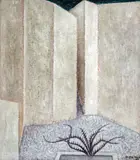 Eugen Craciun, Spațiu restrâns, 1968, ulei pe pânză