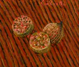 Constantin Pacea, Smochine, 1985, ulei pe pânză lipită pe carton