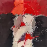 Corneliu Vasilescu, Arc II, 1983, ulei pe pânză