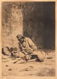 Theodor Aman, Spoitor, acvaforte și gravură cu acul