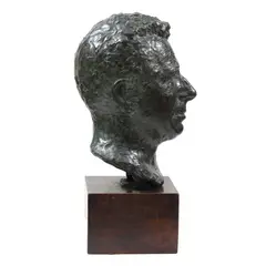 Irina Codreanu, Portretul doctorului Harry Fishgold, 1948, bronz