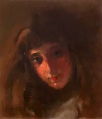 Anghel Vasile, Melancolie, 1921, ulei pe carton