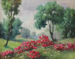 Primăvară by Antal Neogrády, ulei pe pânză, sold Sep 2024