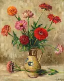 Ion Doboşariu, Canceu cu cârciumărese, 1953, ulei pe carton