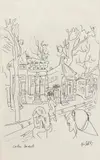 Calea Dudești by Tia Peltz, peniță pe hârtie, sold Sep 2024