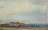Marin H. Georgescu, Peisaj din Câmpulung, 1919, ulei pe carton