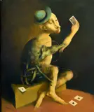 Georges Mazilu, L'as des as, acrilic pe pânză