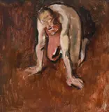 Corneliu Baba, Rege nebun, 1981, ulei pe carton