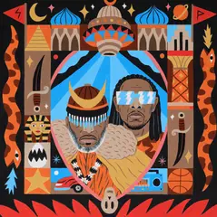 Saddo, Shabazz Palace, 2020, acrilic pe hârtie