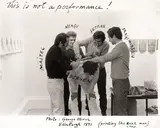 George Oliver, This is not a performance!, gelatin silver print