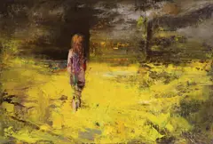 Status quo (seria Pleci sau rămâi?) by Francisc Chiuariu, 2021, ulei pe pânză, sold Jul 2024