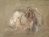Constantin Flondor, Făină (Relief III), 1987, ulei pe pânză