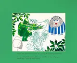 Carmen Acsinte, Cleaning the forest 11, liner și cariocă pe hârtie