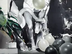 Pavel Grosu, After Party, 2017, ulei pe pânză