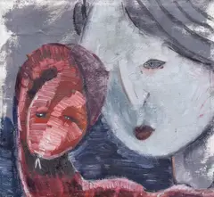 Tincuța Marin, Untitled, 2018, ulei pe pânză