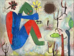 Sabin Ștefănuță, Grădinarul, 1969, ulei pe pânză