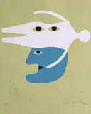Victor Brauner, L'Attico, 1964, cromolitografie