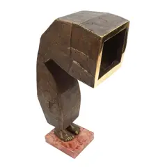 Mircea Roman, Coajă de om, 2023, bronz