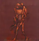 Ion Iancuț, Sprijin, pastel pe hârtie