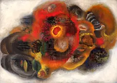 Lucia Ioan, Univers vegetal, ulei pe carton
