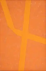 Virgil Preda, Inscripţie, 2001, ulei pe pânză