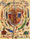Totem by Ștefan Pelmuș, 2017, ulei pe pânză, sold Jul 2024