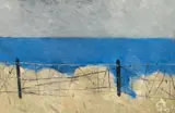 Gheorghe I. Anghel, La malul mării, 1990, ulei pe pânză