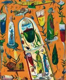 Profet by Ștefan Pelmuș, 2006, ulei pe pânză, sold Jul 2024