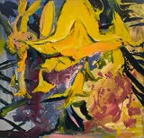 Life in Yellow by Ana Asavei Pietraru, 2021, acrilic pe pânză, offered Jul 2024