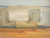 Gheorghe Firică, Primăvara în Dobrogea, 1981, ulei pe pânză