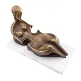 Ion Iancuț, Femeia vioară, bronz; marmură (soclu)