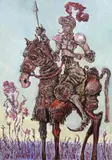 Dionis Pușcuță, Don Quijote, 2023, ulei pe pânză