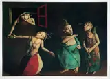 Georges Mazilu, Oameni și pere, cromolitografie