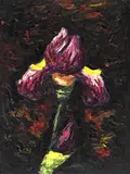 Iris by Mihai Sârbulescu, ulei pe pânză, sold Jul 2024