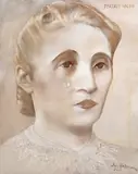 Dan Hatmanu, Portret sacru, 2003, ulei pe carton