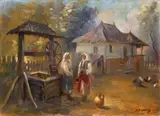 Samuel Bogdanovici, Vecinele, ulei pe carton