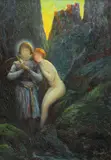 Nicolae Grimani, Poveste medievală, ulei pe carton