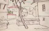 Spiru Vergulescu, Peisaj din Veliko Târnovo, 1988, ulei pe pânză