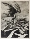 Marcel Chirnoagă, Labirint V, acvaforte și acvatintă