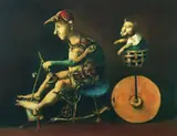 Georges Mazilu, Melancolie, cromolitografie