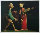 Georges Mazilu, Cântăreți, cromolitografie